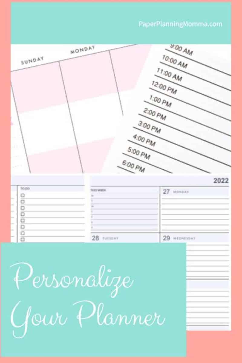 Create the Ultimate Personalized Planner