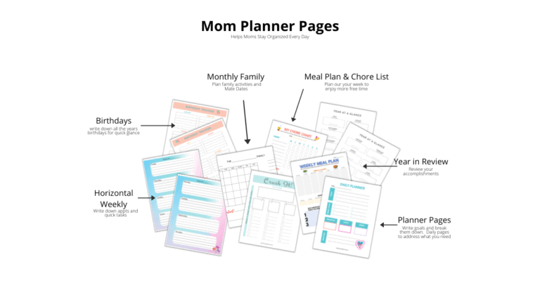 11 Helpful Sections Worth Having in Every Mom Planner