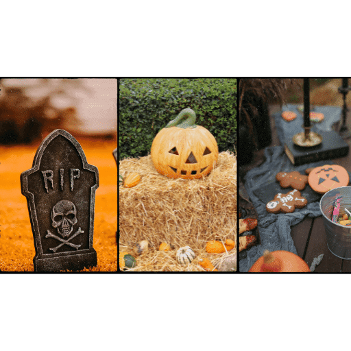 Use a Halloween Planner to choose the right decorations.  Inside and outside!