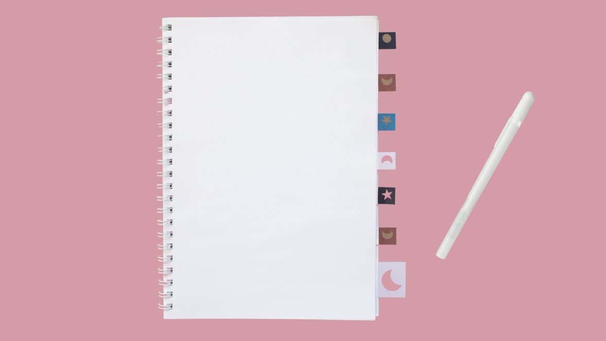 Use Planner stickers for Page Dividers
