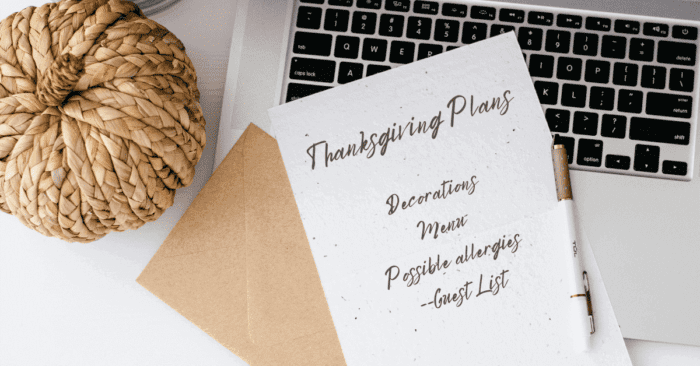 Thanksgiving Planner