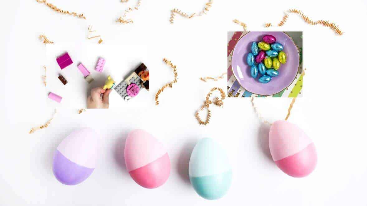 Hide little toys as well as eggs in your Egg hunt.