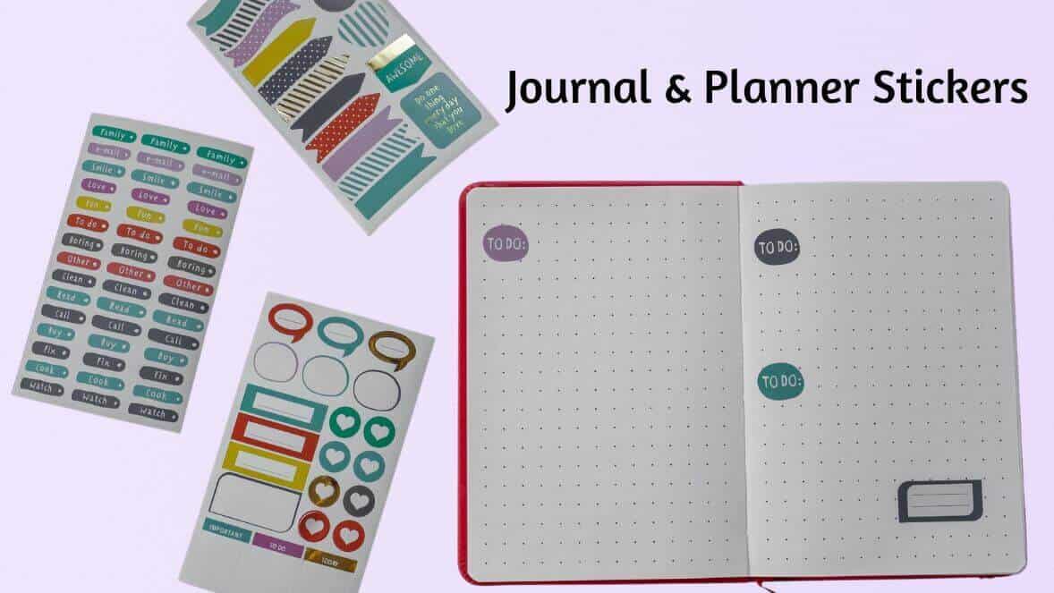 Journal and planner stickers.